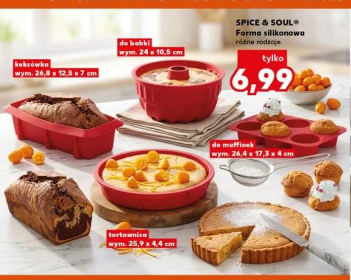 Forma silikonowa do babki Spice & Soul 24x10,5cm