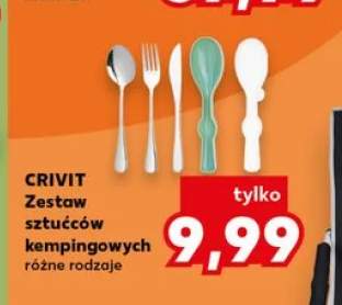 Zestaw sztućców kempingowych CRIVIT