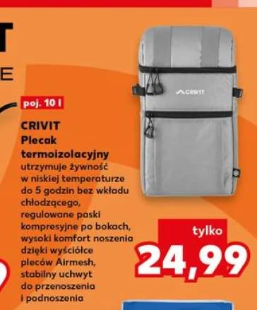 Plecak termoizolacyjny CRIVIT poj. 10l