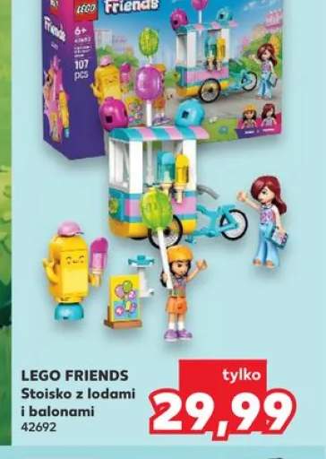 Klocki LEGO FRIENDS Stoisko z lodami i balonami 42692