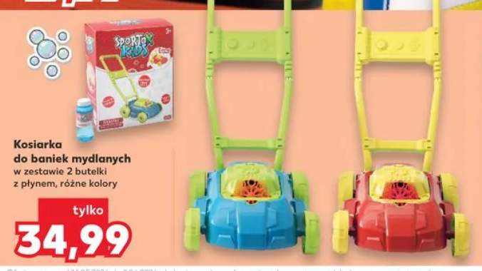Kosiarka do baniek mydlanych Sportox Kids w zestawie 2 butelki z płynem