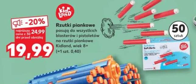 Rzutki piankowe Kidland