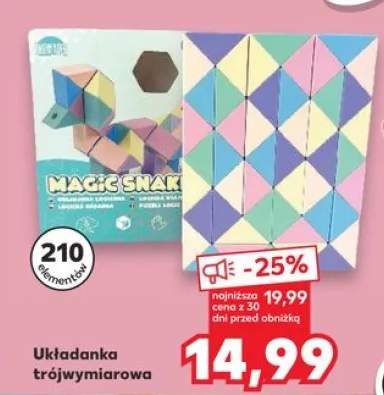 Układanka trójwymiarowa MAGIC SNAKE 210 elementów