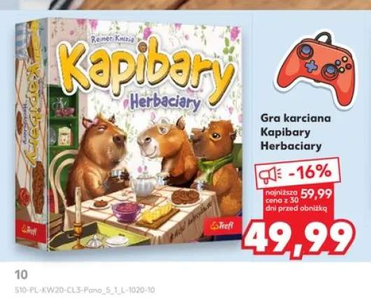 Gra karciana Kapibary Herbaciary Trefl