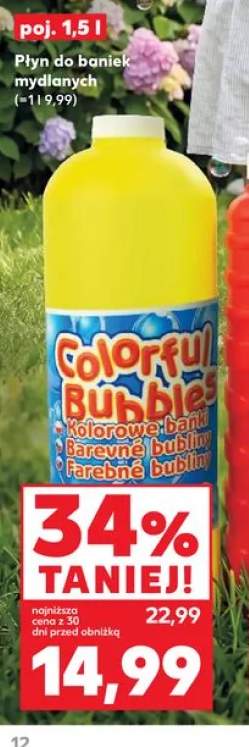 Płyn do baniek mydlanych Colorful Bubbles