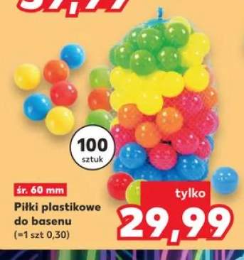 Piłki plastikowe do basenu śr. 60mm