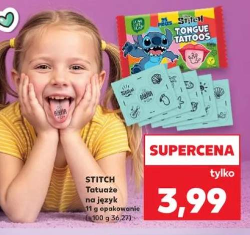 Tatuaże na język STITCH