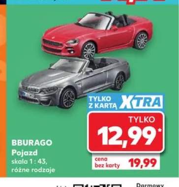 Pojazd BBURAGO skala 1:43