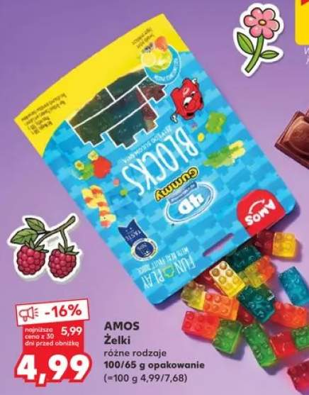 Żelki Amos 4D Gummy Blocks