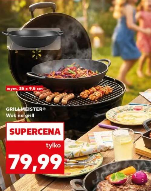 Wok na grill 35x9,5cm GRILLMEISTER
