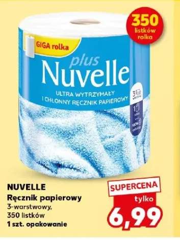 Ręcznik papierowy Nuvelle Plus 3-warstwowy 350 listków