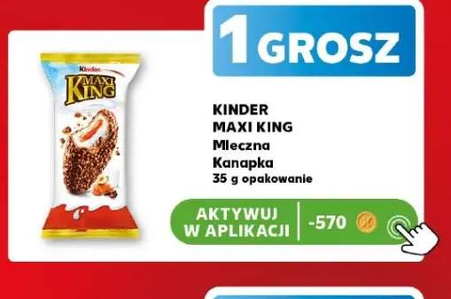 Mleczna Kanapka KINDER MAXI KING