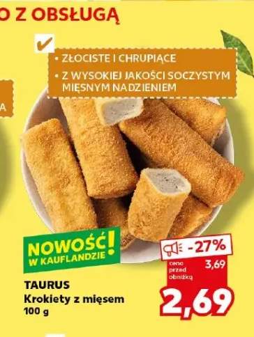 Krokiety z mięsem TAURUS