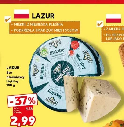 Ser pleśniowy błękitny LAZUR