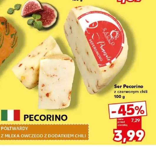 Ser Pecorino z czerwonym chili