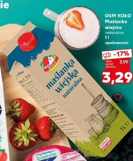 Maślanka wiejska naturalna OSM Koło