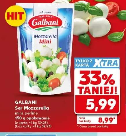 Ser Mozzarella mini perline GALBANI