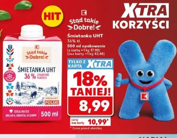 Śmietanka UHT 36% tł. Stąd takie Dobre!
