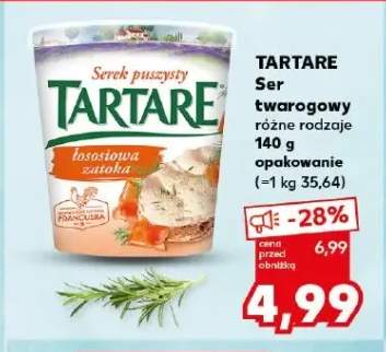 Ser twarogowy TARTARE łososiowa zatoka