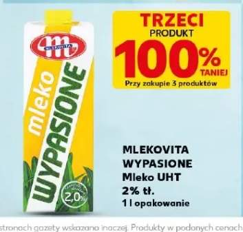 Mleko UHT 2% tł. MLEKOVITA WYPASIONE