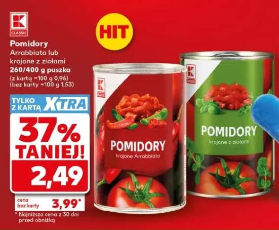 Pomidory krojone Arrabbiata K-Classic