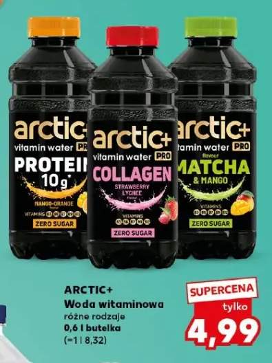 Woda witaminowa ARCTIC+ Protein 10g Mango-Orange