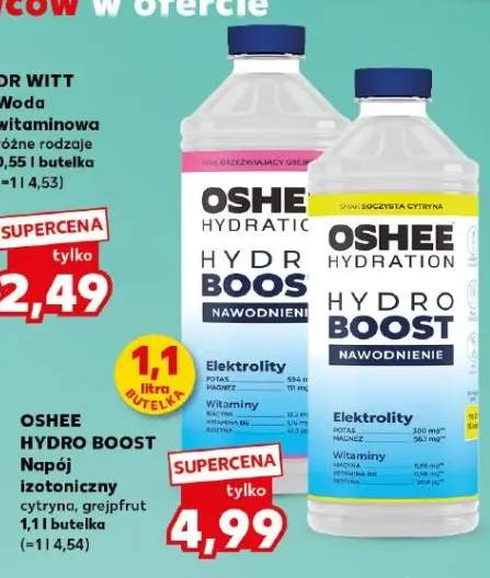 Napój izotoniczny OSHEE HYDRO BOOST cytryna