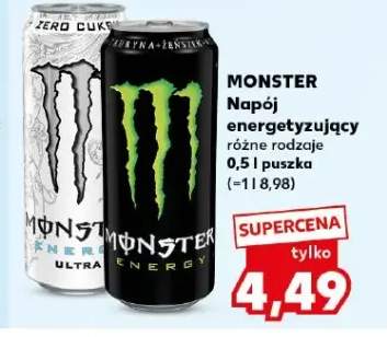 Napój energetyzujący Monster Ultra 0,5l
