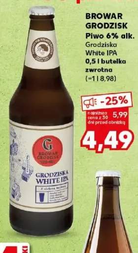 Piwo Grodziska White IPA 6% alk.
