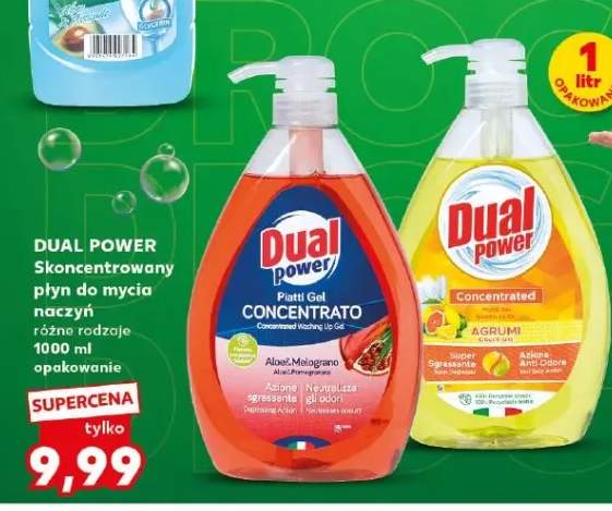 Skoncentrowany płyn do mycia naczyń DUAL POWER