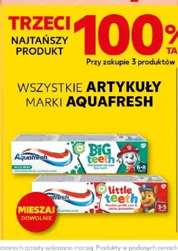 Pasta do zębów Aquafresh Big Teeth 6-8 Years