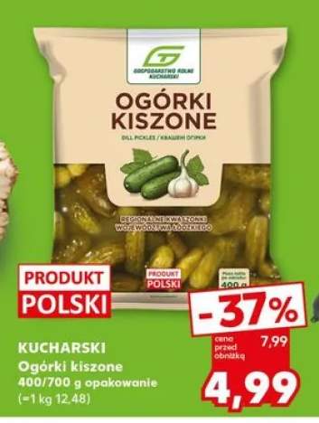 Ogórki kiszone Kucharski