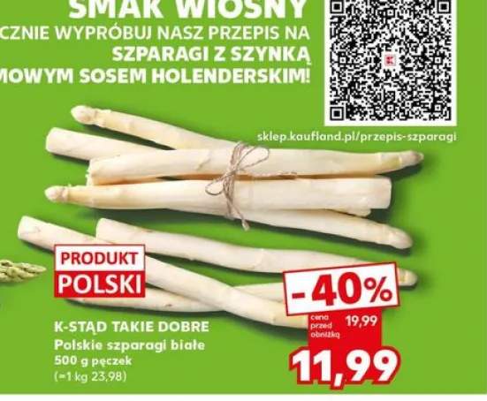 Polskie szparagi białe K-Stąd Takie Dobre