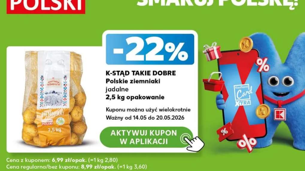 Ziemniaki jadalne polskie K-Stąd Takie Dobre