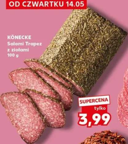 Salami Trapez z ziołami Könecke