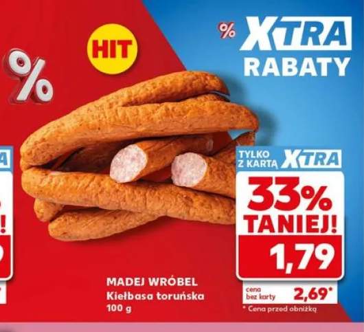 Kiełbasa toruńska Madej Wróbel
