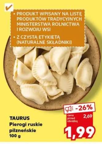 Pierogi ruskie pilzneńskie TAURUS