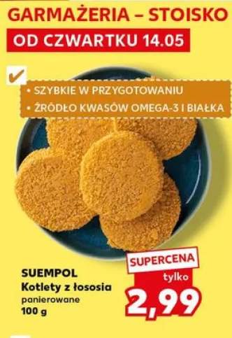 Kotlety z łososia panierowane SUEMPOL