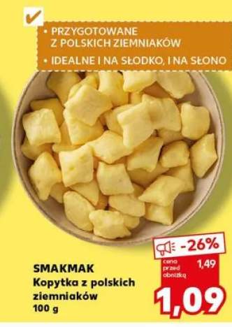 Kopytka z polskich ziemniaków SMAKMAK