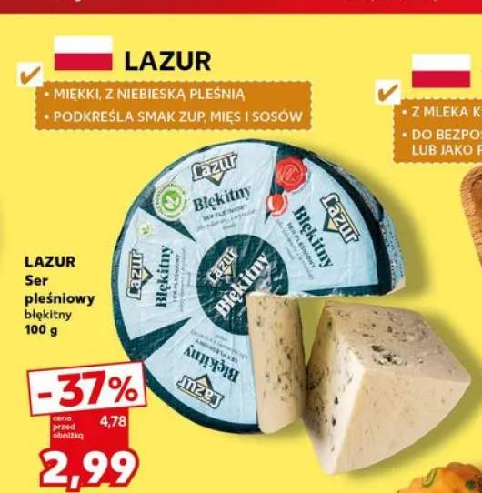 Ser pleśniowy błękitny Lazur