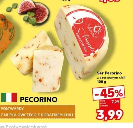 Ser Pecorino z czerwonym chili S.A.C.C.O