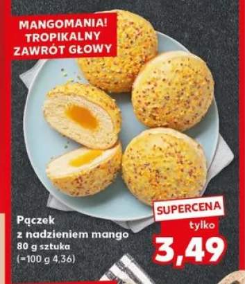 Pączek z nadzieniem mango