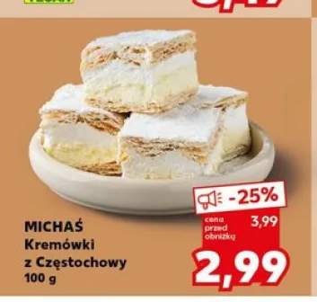 Kremówki z Częstochowy MICHAŚ