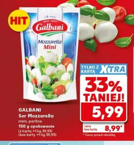 Ser Mozzarella mini perline Galbani