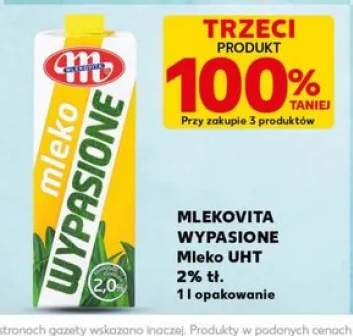 Mleko UHT 2% tł. Wypasione Mlekovita