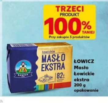 Masło łowickie ekstra Łowicz