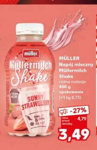 Napój mleczny Müllermilch Shake Müller