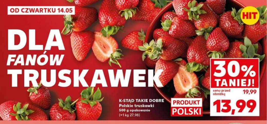 Polskie truskawki K-Stąd Takie Dobre