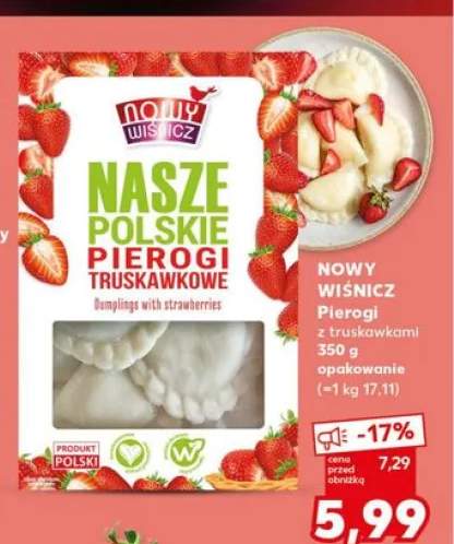 Pierogi z truskawkami Nowy Wiśnicz
