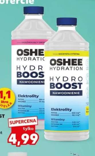 Napój izotoniczny Oshee Hydro Boost cytryna